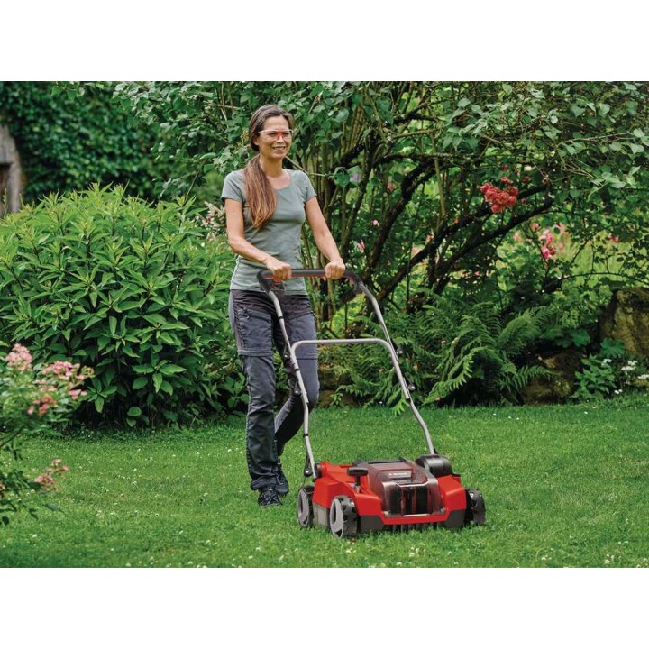Einhell GE SC 36 35 Li akkukäyttöinen pystyleikkuri 35 cm 2 18 V 4 Ah