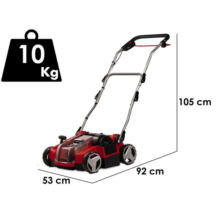 Einhell GE-SC 36/35 Li akkukäyttöinen nurmikon ilmaaja, 35 cm, 2 × 18 V