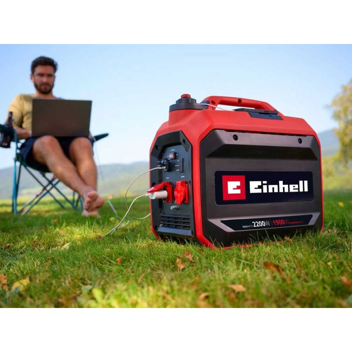 Einhell TC-IG 2200 invertterigeneraattori, 1 900 W, 2 200 W, 230 V