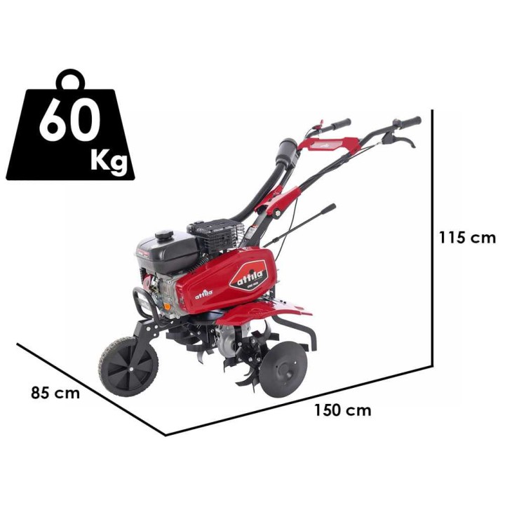Attila ATMZ 6020 bensiinijyrsin, 212 cm³, 7 HP, 55–80 cm