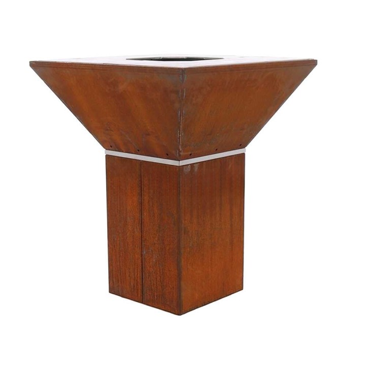 Colorado-puuhiiligrilli corten-teräksestä, 5 865 cm², 100 kg