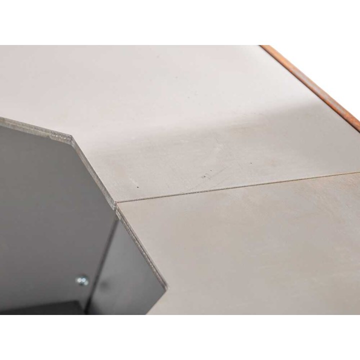 Colorado-puuhiiligrilli corten-teräksestä, 5 865 cm², 100 kg