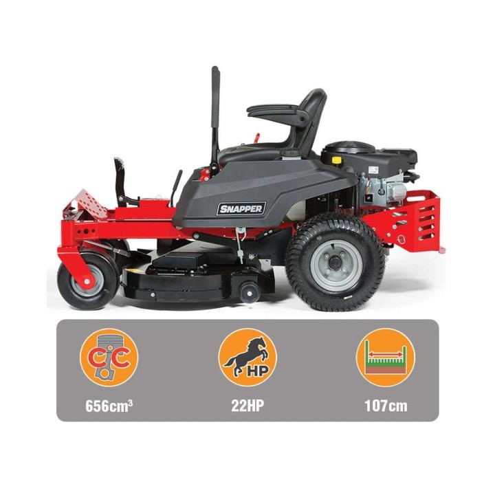 Snapper ZTX175RD nollakääntösäteinen ruohonleikkuritraktori, 22 HP, 107 cm