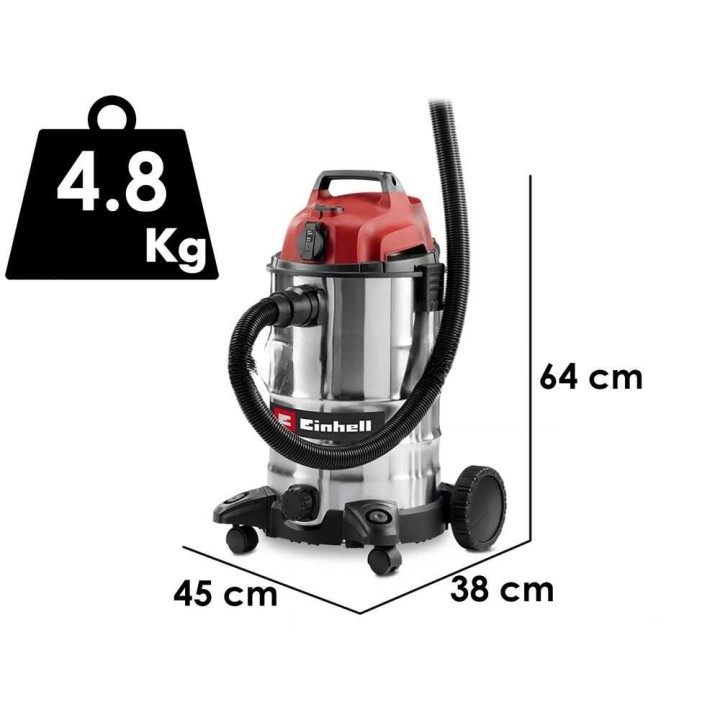Einhell TC-VC 3055 SA märkä- ja kuivaimuri, 30 l, 900 W, 230 V