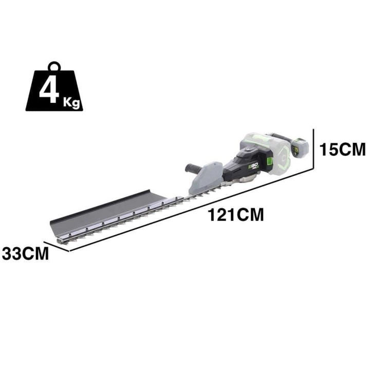 EGO HTX 7500 S akkukäyttöinen pensasleikkuri, 75 cm, 56 V, 7,5 Ah