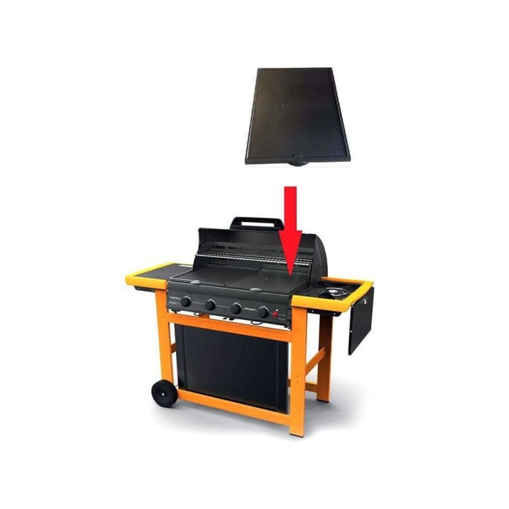 ADELAIDE 2 CLASSIC L valurautainen lisälevy grillille