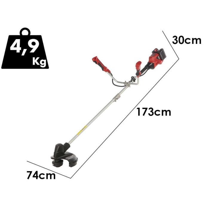 GeoTech X-Line BD-40V akkuraivaussaha, 40 V, 2 × 5 Ah