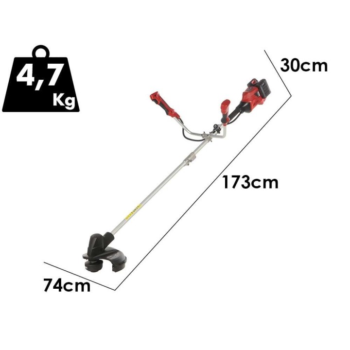 GeoTech X-Line BD-40V akkuraivaussaha, 40 V, 2 × 4 Ah