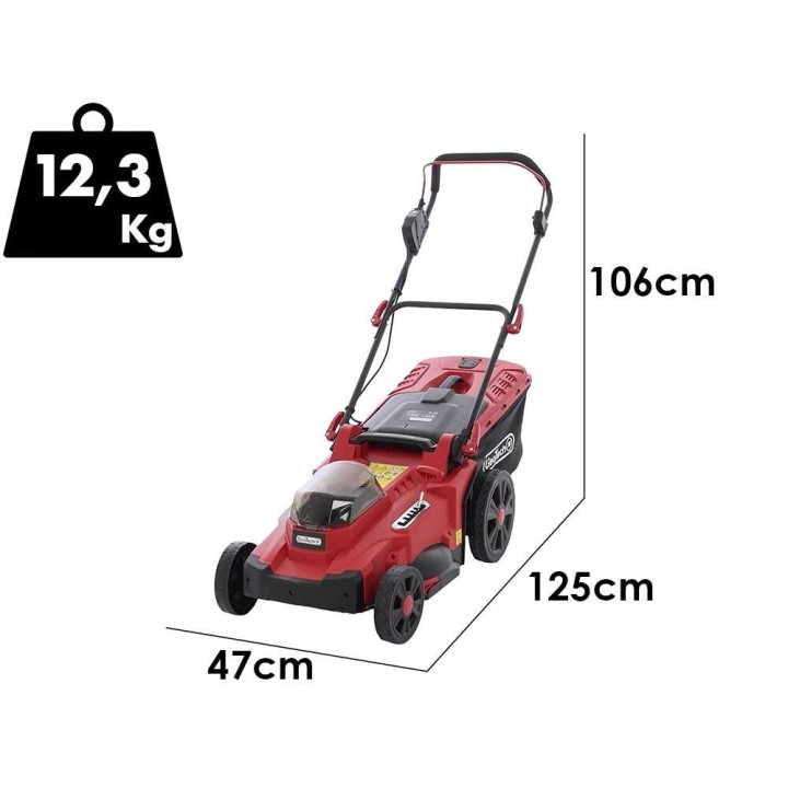 GeoTech X-Line LM-40V akkuruohonleikkuri, 43 cm, 40 V, ilman akkua ja laturia