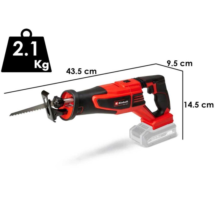 Einhell TP-APP 18/28 Li BL akkukäyttöinen puukkosaha, 18 V, 4 Ah