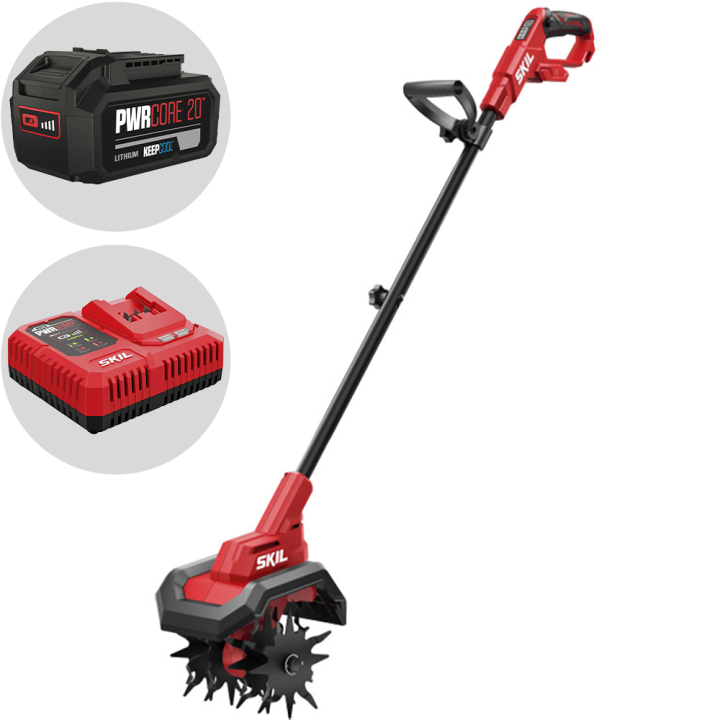 Skil 0690CA akkukäyttöinen puutarhajyrsin 20 V 5 Ah 20 cm