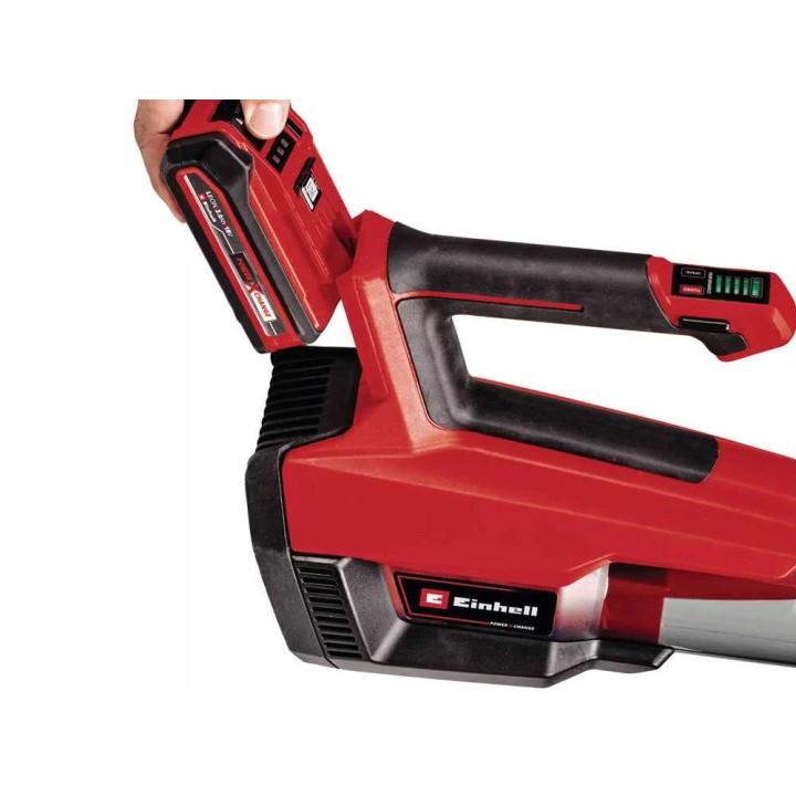 Einhell GP-LB 18/200 Li E akkulehtipuhallin, 18 V, 4 Ah, 200 km/h