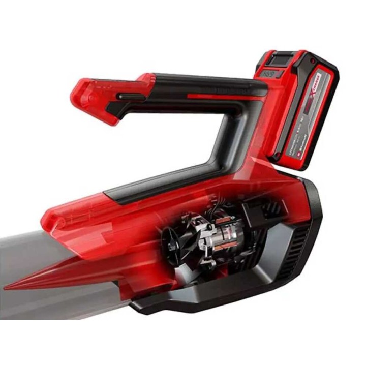 Einhell GP-LB 18/200 Li E akkulehtipuhallin, 18 V, 4 Ah, 200 km/h