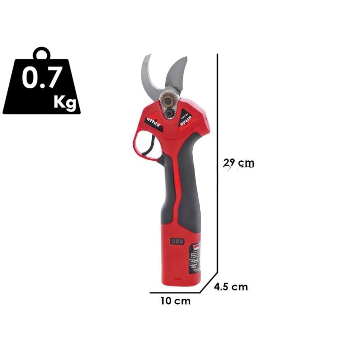 Attila ATF 8.25 LI akkukäyttöiset oksasakset, 25 mm, 7,2 V, 3,0 Ah