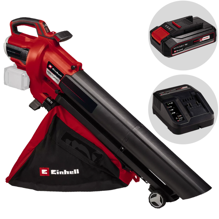 Einhell Venturro 36 240 akkulehtipuhallin 3 in 1 36 V 2 5 Ah