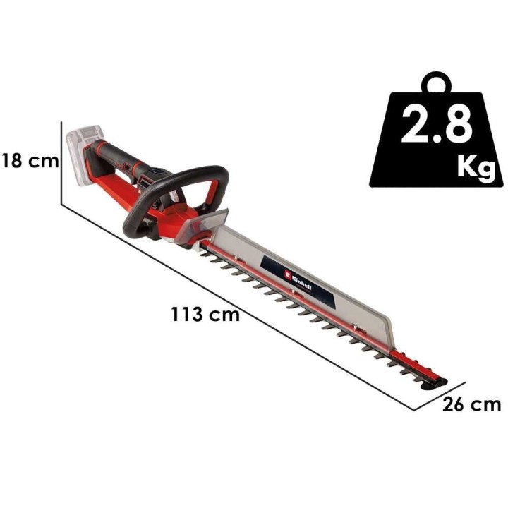 Einhell GP-CH 18/61 Li BL akkukäyttöinen pensasleikkuri, 18 V, 67 cm
