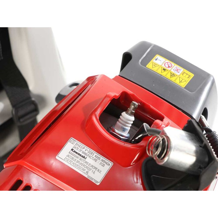 KVR 450 Z selkäraivaussaha, Kawasaki TJ 45 E, 45,4 cm³, 1,9 HP