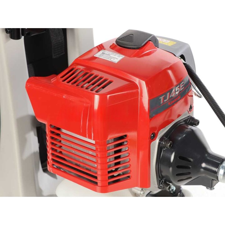 KVR 450 Z selkäraivaussaha, Kawasaki TJ 45 E, 45,4 cm³, 1,9 HP