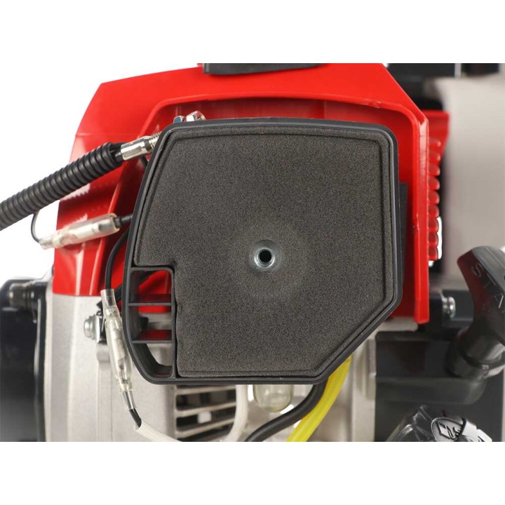 KVR 450 Z selkäraivaussaha, Kawasaki TJ 45 E, 45,4 cm³, 1,9 HP