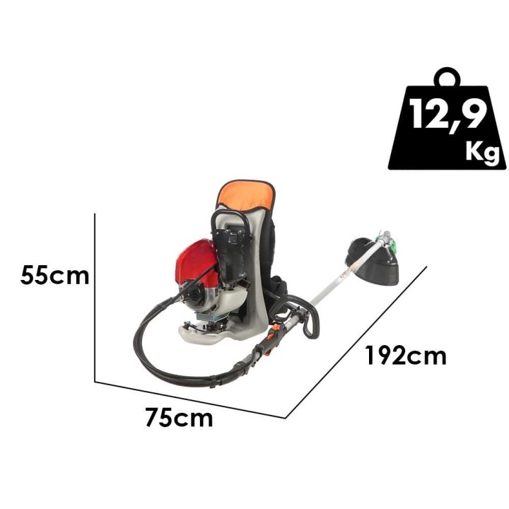 KAAZ HVR 500 Z -reppuraivuri, Honda GX 50 OHC, 2 HP, 47,9 cm³