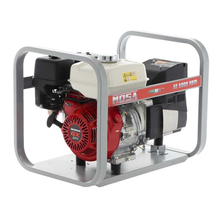MOSA GE 5000 HBM AVR bensiinikäyttöinen aggregaatti, 4,5 kW, Honda GX270