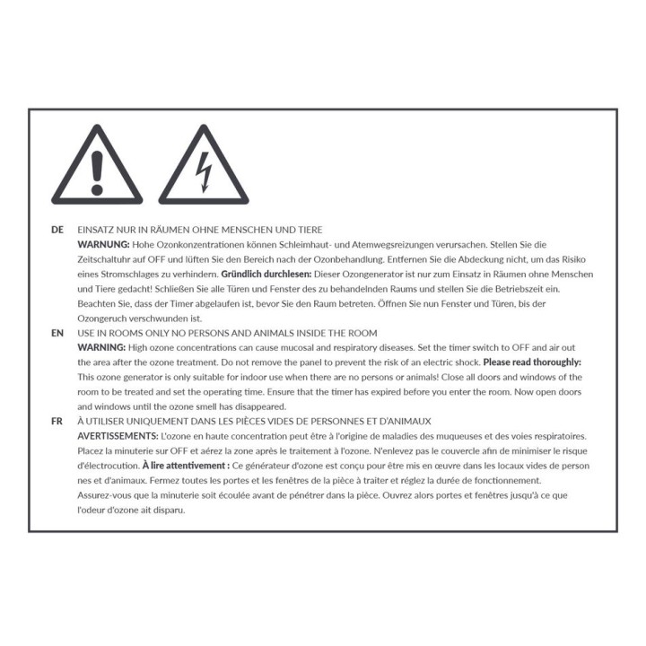 Otsonigeneraattori Airozon® 14 ECO