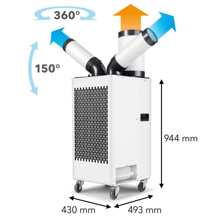 Spotcooler-ilmastointilaite PT 3500 SP