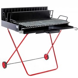 Barbecue 323 Maxi puu ja hiiligrilli taitettava 98 48 cm 40 7 kg