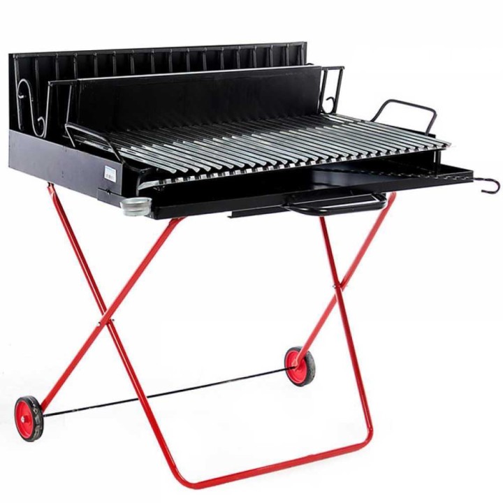 Barbecue 323 Maxi puu ja hiiligrilli taitettava 98 48 cm 40 7 kg