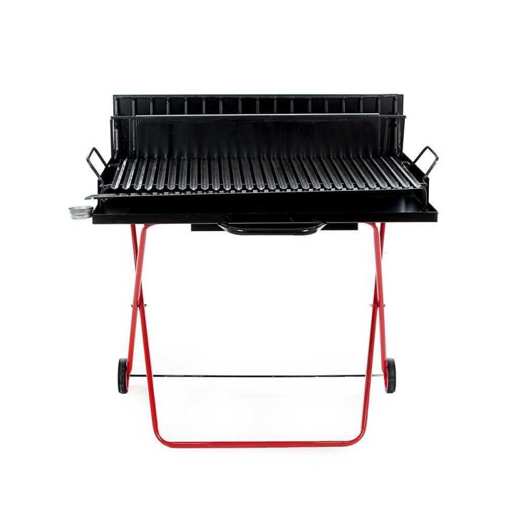 Barbecue 323 Maxi puu- ja hiiligrilli, taitettava, 98 × 48 cm, 40,7 kg
