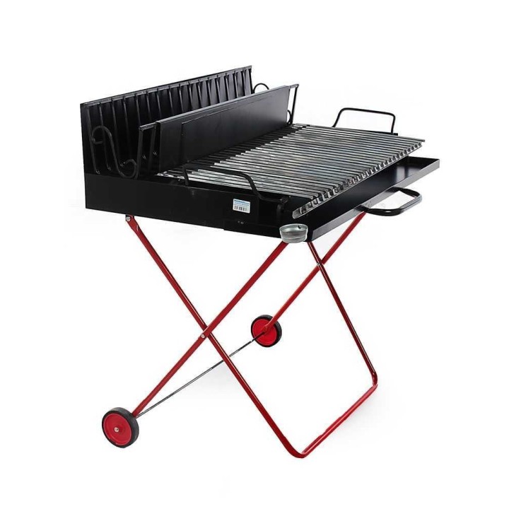 Barbecue 323 Maxi puu- ja hiiligrilli, taitettava, 98 × 48 cm, 40,7 kg