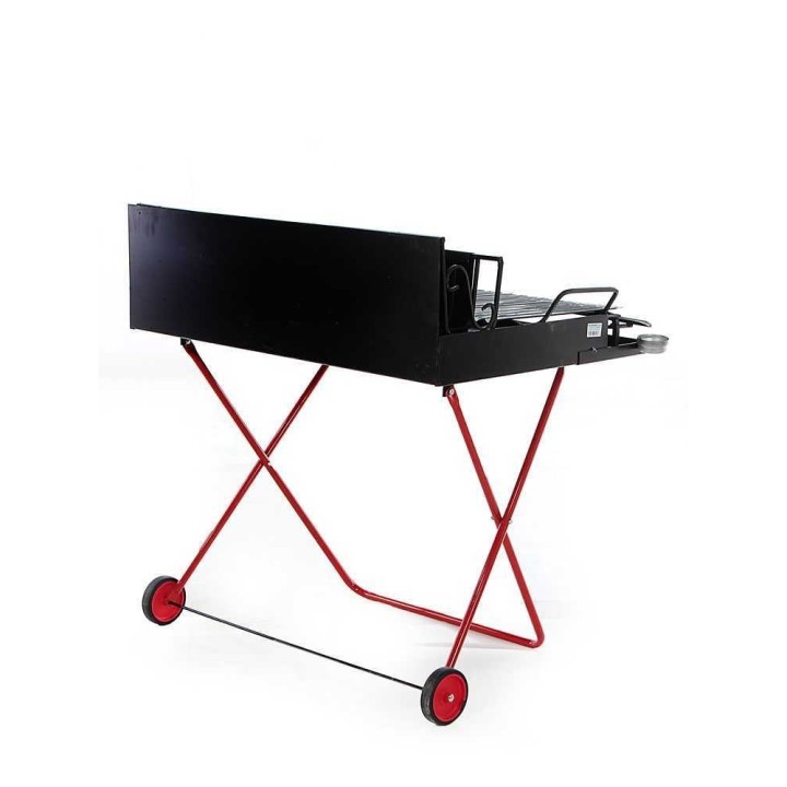 Barbecue 323 Maxi puu- ja hiiligrilli, taitettava, 98 × 48 cm, 40,7 kg