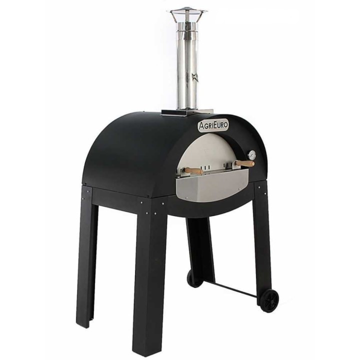 Mini Cibus 70 × 50 puulämmitteinen ulkouuni, 2 pizzaa