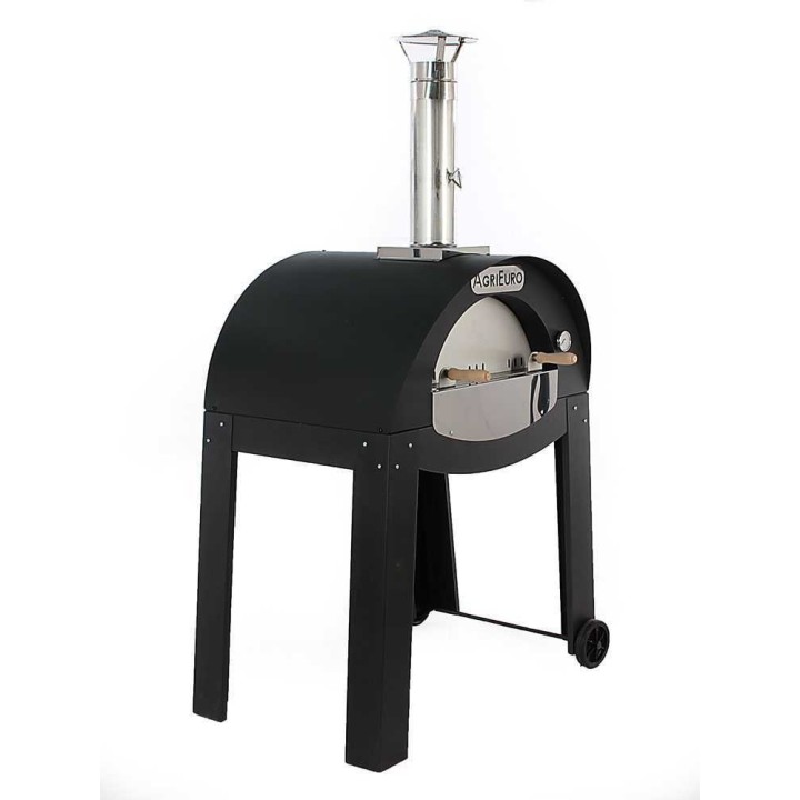 Mini Cibus 70 × 50 puulämmitteinen ulkouuni, 2 pizzaa