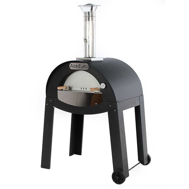 Mini Cibus 70 × 50 puulämmitteinen ulkouuni, 2 pizzaa