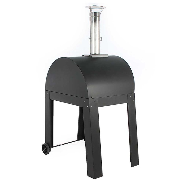 Mini Cibus 70 × 50 puulämmitteinen ulkouuni, 2 pizzaa