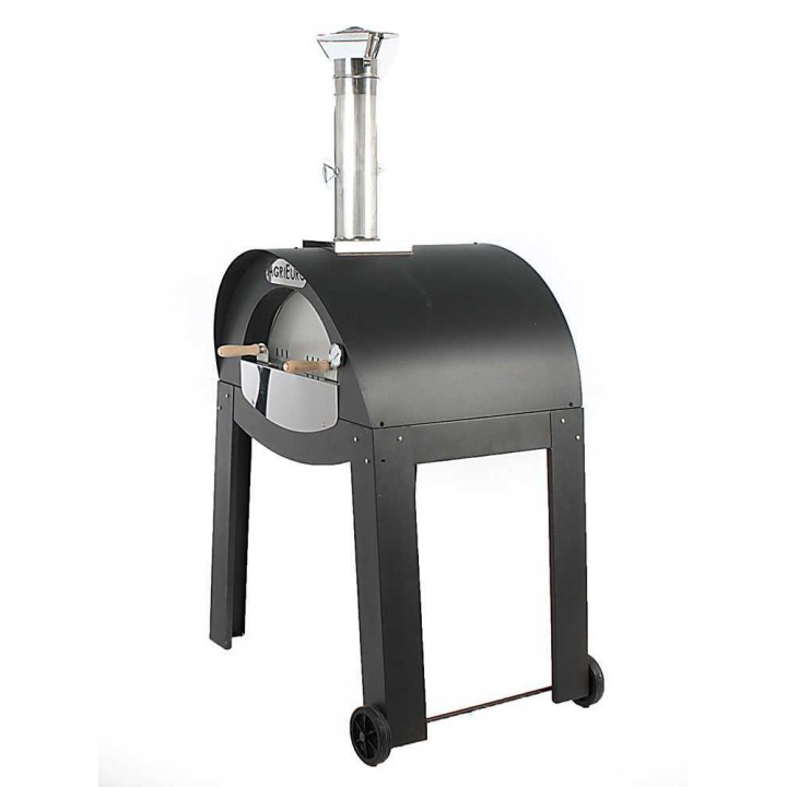 Mini Cibus 70 × 50 puulämmitteinen ulkouuni, 2 pizzaa