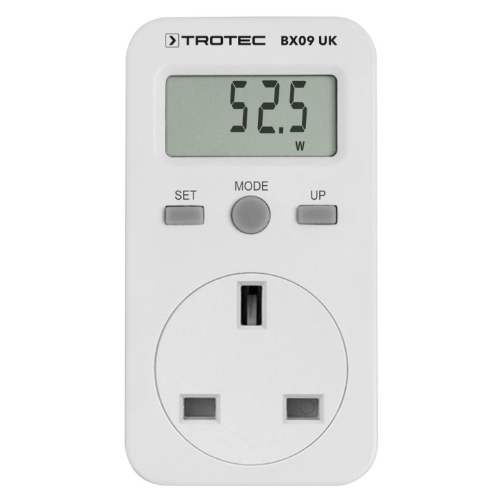 BX09 UK energiankulutusmittari pistoke tyyppi G