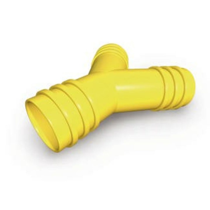 PVC Y haara ulkokierteellä 38 mm n letkuille 1 kpl