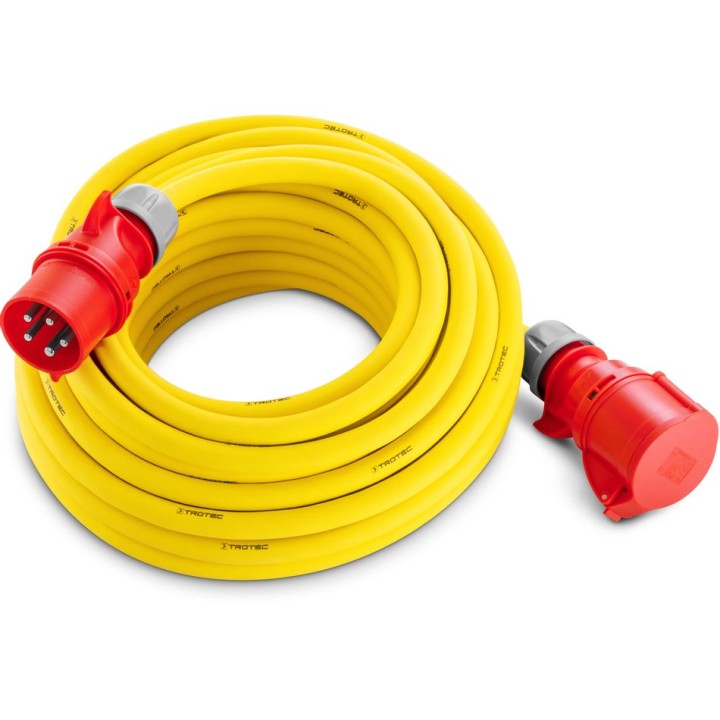 Ammattijatkokaapeli 20 m, 400 V, 32 A, 6 mm²