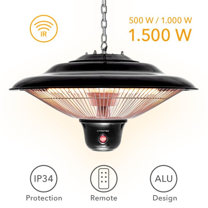 IR 1500 SC kattoon asennettava infrapunalämmitin