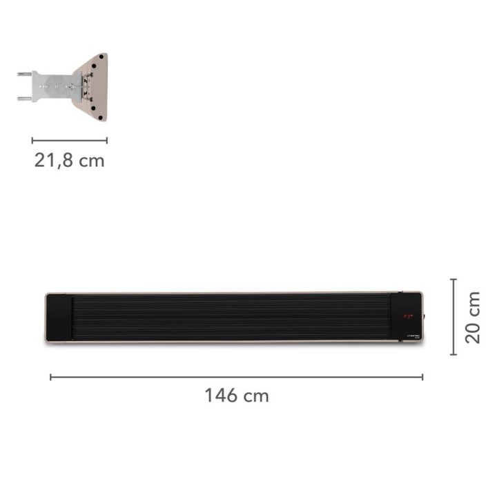 Infrapunatummalämmitin IRD 2400