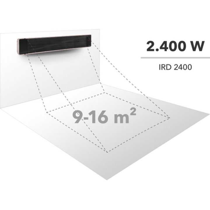 Infrapunatummalämmitin IRD 2400