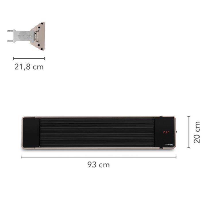 IRD 1200 infrapuna-tummalämmitin