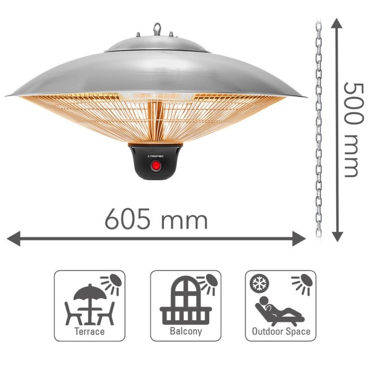 IR 2000 SC -kattoinfrapunalämmitin