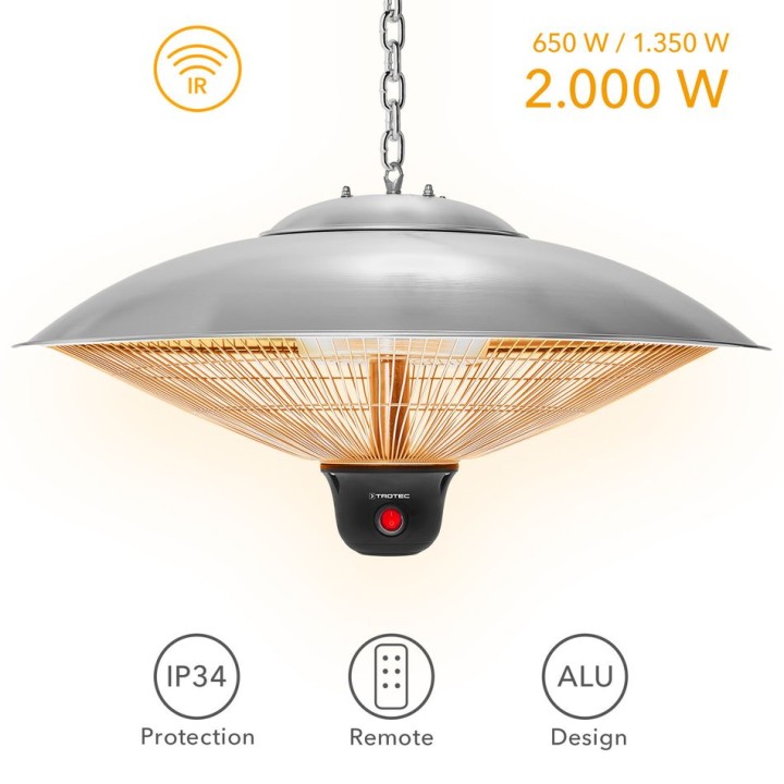 IR 2000 SC -kattoinfrapunalämmitin