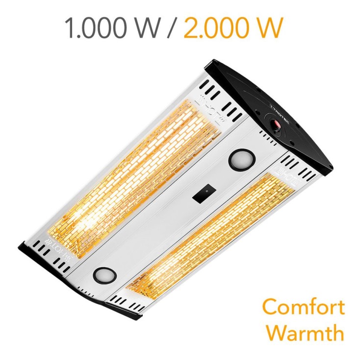 IR 2000 C design-kattoinfrapunalämmitin 2000 W