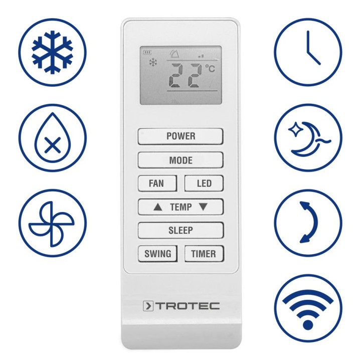 PAC-W 2200 S WiFi -seinäilmastointilaite