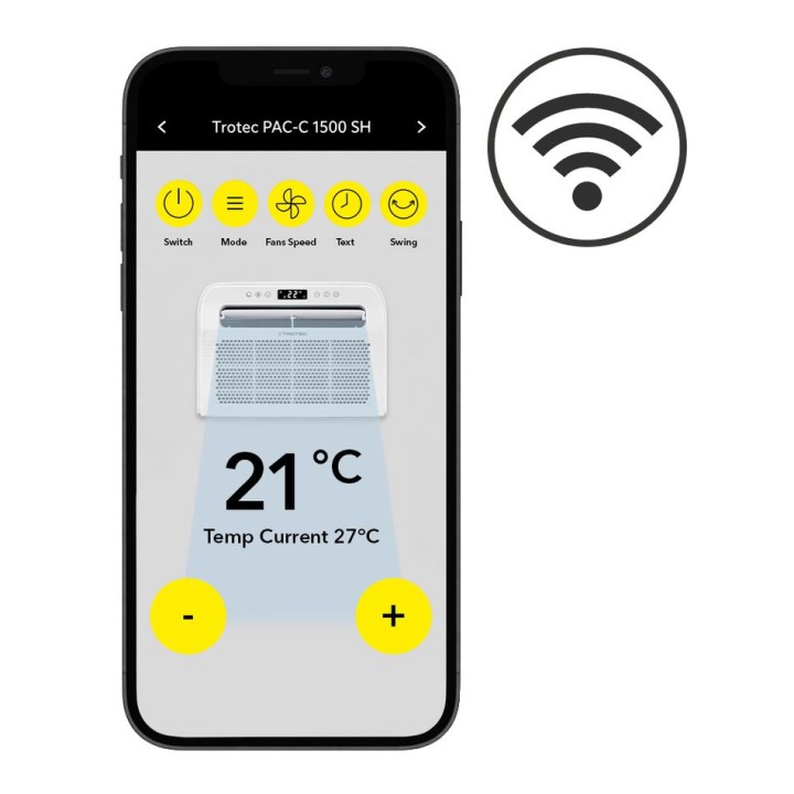 PAC-C 1500 SH WiFi -matkailuajoneuvon ilmastointilaite
