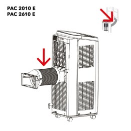 Poistoilmaletku PAC 2000 E PAC 2010 E PAC 2600 E PAC 2610 E